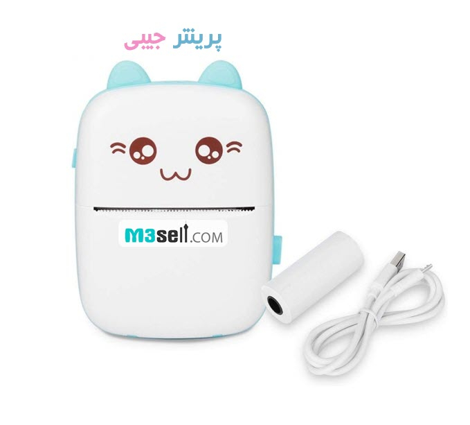 مینی پرینتر جیبی حرارتی طرح گربه iPrint ( بدون نیاز به جوهر )