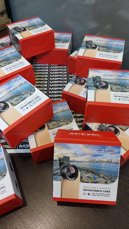 لنز موبایل ماکرو - واید APEXEL APL-0.45WM ( اصلی گارانتی دار )