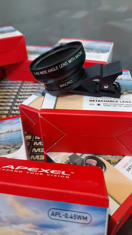 لنز موبایل ماکرو - واید APEXEL APL-0.45WM ( اصلی گارانتی دار )