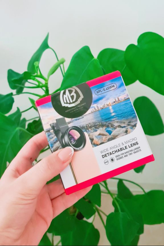 لنز موبایل ماکرو - واید APEXEL APL-0.45WM ( اصلی گارانتی دار )