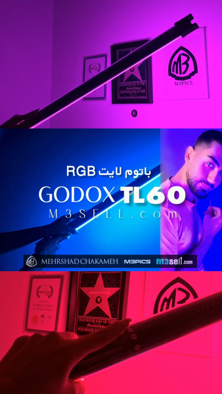 نور باتومی گودکس Godox TL60 RGB Tube Light