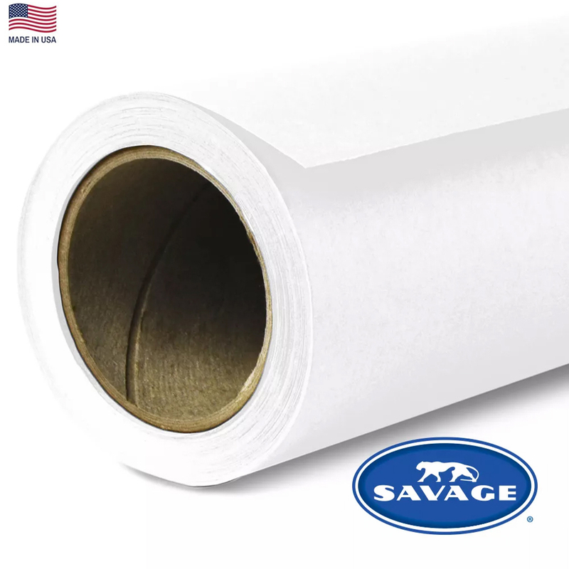 فون عکاسی کاغذی سفید 66 SAVAGE PURE WHITE ( سفید خالص )