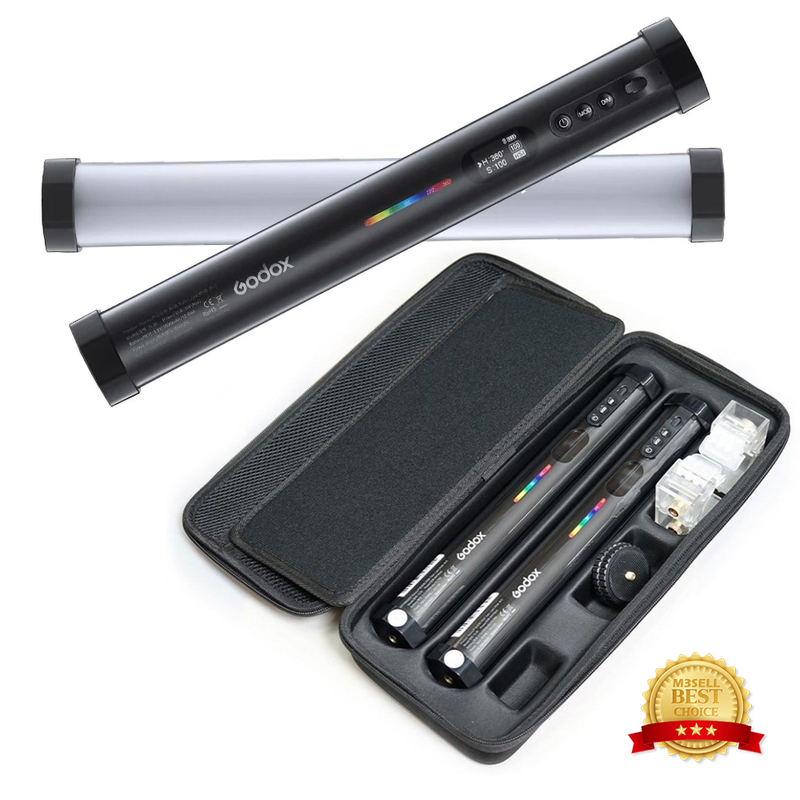 کیت دوتایی باتومی گودکس Godox TL30 RGB LED Tube Light 2-Light Kit