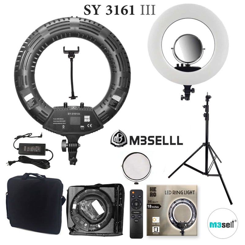 رینگ لایت عکاسی Ring light SY 3161 III + پایه فابریک + پک آموزش