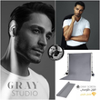 کیت Gray Screen Studio ( استودیو کامل فون طوسی + پک نور سافت باکس خارجی )