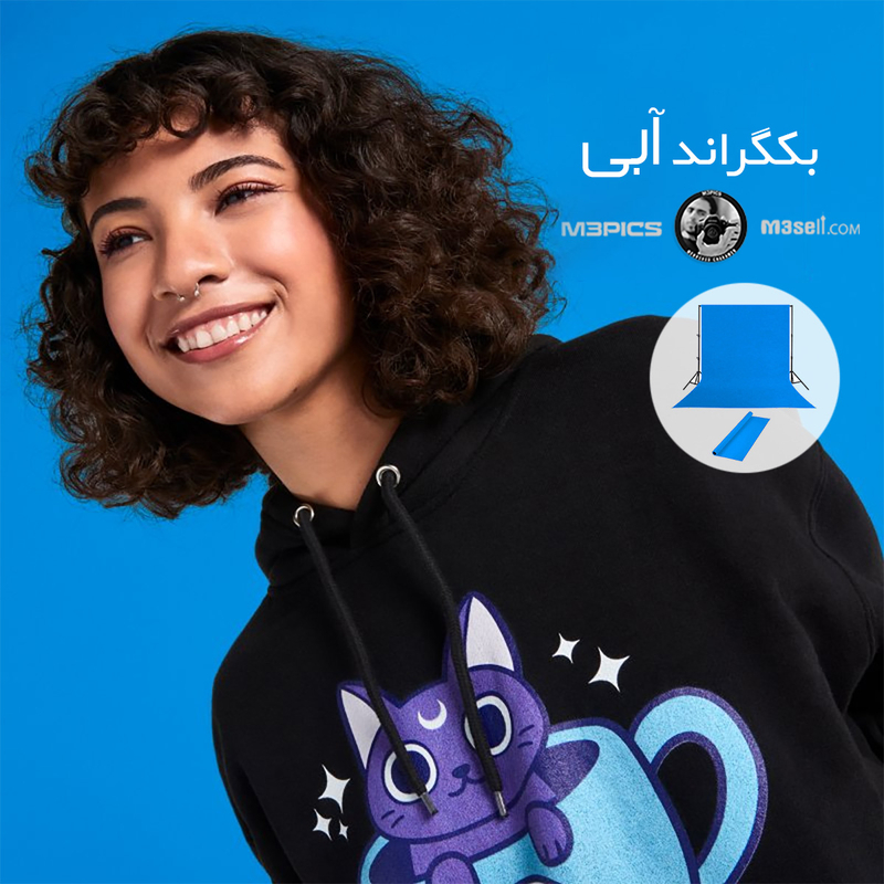 فون کروماکی آبی 2x3 ( مخمل اروپایی )