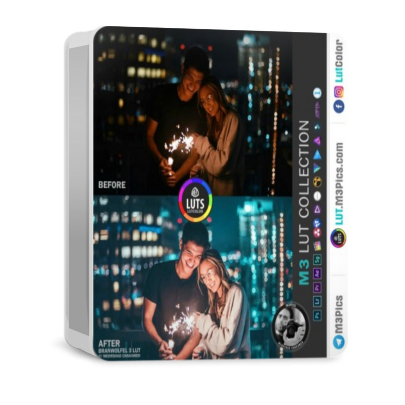 پکیج رنگ های Brandon Woelfel Luts