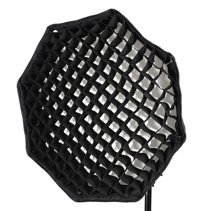 اکتاباکس پرتابل ام دی ان MDN 120 cm octabox with grid + زنبوری و دفیوزر