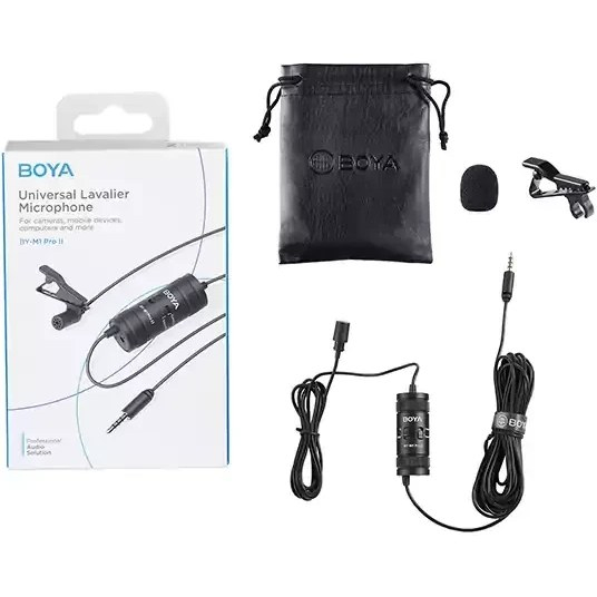میکروفون یقه ای بویا BOYA M1 Pro Ⅱ ( گارانتی دار )