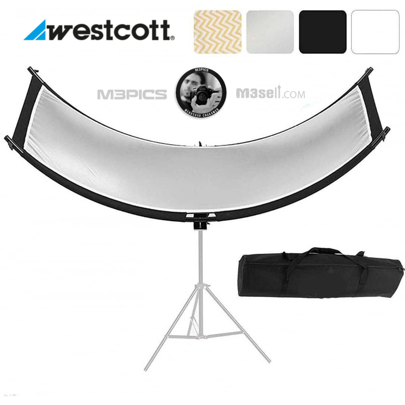 رفلکتور خمیده U شکل 5 کاره Westcott سایز 60x180