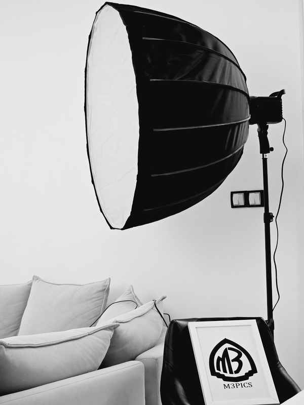 نور سافت باکس پارابولیک چتری ( ویژه عکاسی مدلینگ - فشن - پرتره - تبلیغات )