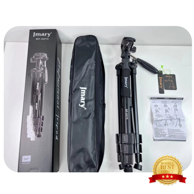 سه پایه دوربین جیماری Jmary Kp-2274 ( حاوی کیف و تبدیل موبایل )