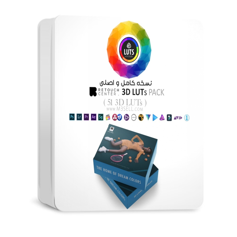 مجموعه رنگ های سینمایی Retouch Center 3D LUTs Pack