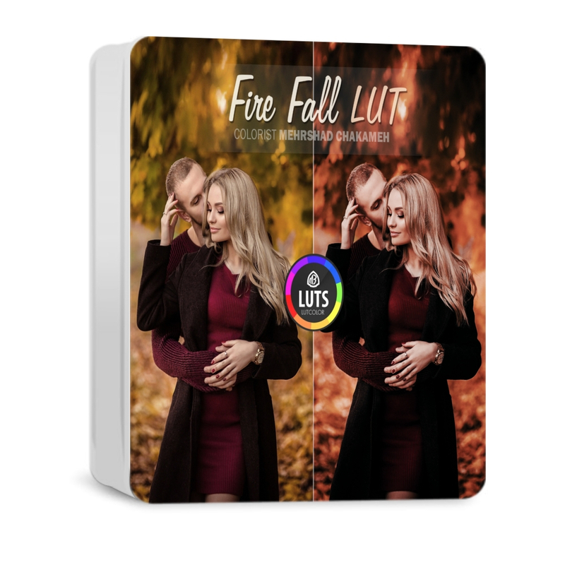 رنگ سینمایی Fire Fall LUT