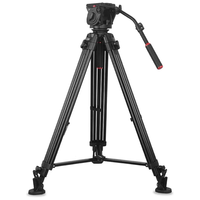 سه پایه دوربین فیلمبرداری حرفه ای طرح ساچلر مدل کینگ جوی مدل VT-3500 به همراه هد VT-3530
