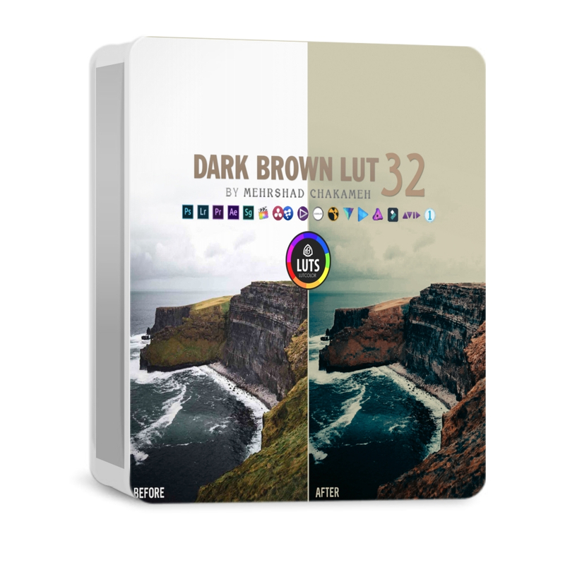 مجموعه رنگ DARK BROWN Lut 32