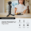 دوربین اسمو پاکت دی‌جی‌آی DJI Osmo Pocket 4P Vlog Combo ( اصلی )