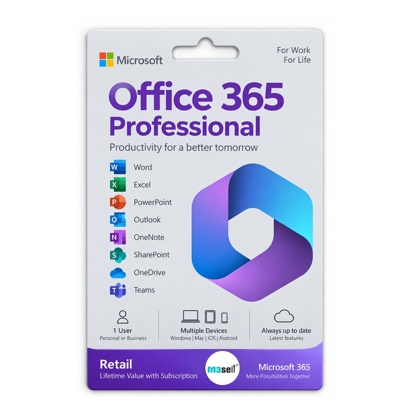لایسنس Microsoft Office 365 Pro دائمی ( اورجینال )