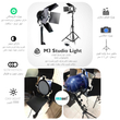 نور ثابت LED گرد هالیوودی | M3 Spotlight