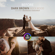 پریست رنگ Dark Brown Rock Wood Preset