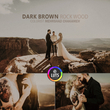 پریست رنگ Dark Brown Rock Wood Preset