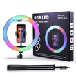 رینگ لایت RGB قطر 33 سانت به همراه سه پایه