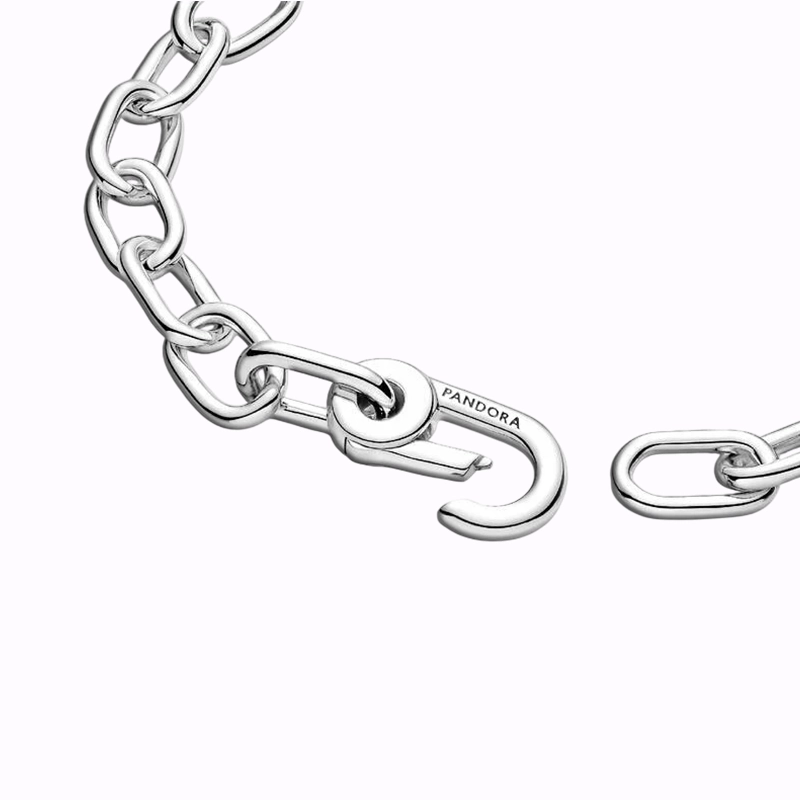 عکس دستبند زنجیره ای پاندورا می Pandora ME XS-Link از زاویه قفل
