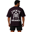 تیشرت مردانه زنانه اورسایز نخی 1991 Lock In Season مدل TS19110 