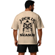 تیشرت مردانه زنانه اورسایز نخی 1991 Lock In Season مدل TS19110 