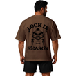 تیشرت مردانه زنانه اورسایز نخی 1991 Lock In Season مدل TS19110 