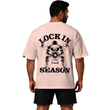 تیشرت مردانه زنانه اورسایز نخی 1991 Lock In Season مدل TS19110 