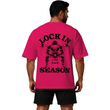 تیشرت مردانه زنانه اورسایز نخی 1991 Lock In Season مدل TS19110 
