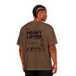 تیشرت مردانه زنانه اورسایز نخی 1991 HEAVY LIFTER مدل TS19108 