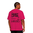 تیشرت مردانه زنانه اورسایز نخی 1991 HEAVY LIFTER مدل TS19108 