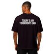 تیشرت مردانه زنانه اورسایز نخی 1991 today's aim tomorrow's gain مدل TS19115