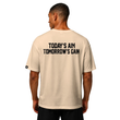 تیشرت مردانه زنانه اورسایز نخی 1991 today's aim tomorrow's gain مدل TS19115
