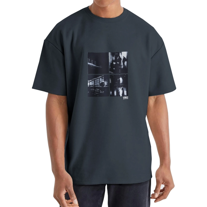 تیشرت اورسایز مردانه basketball 1991 مدل TS1973