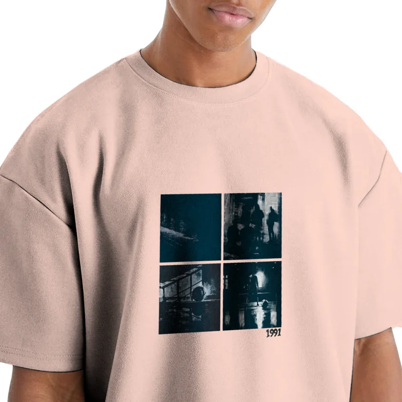 تیشرت اورسایز مردانه basketball 1991 مدل TS1973