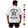 تیشرت مردانه زنانه اورسایز نخی 1991 Lock In Season مدل TS19110  22 رنگ