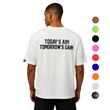 تیشرت مردانه زنانه اورسایز نخی 1991 today's aim tomorrow's gain مدل TS19115 22 رنگ