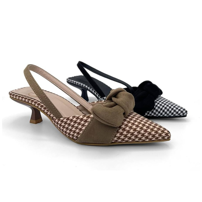کفش مجلسی زنانه پاشنه دار مدل sandal valentino - 0092