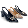 کفش مجلسی زنانه پاشنه دار 5 سانت مدل 402842 _ sandal valentino