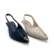 کفش مجلسی زنانه پاشنه دار 3 سانت زنانه مدل4003 _ sandal valentino