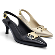 کفش مجلسی زنانه پاشنه دار 5 سانت  مدل 400951 _ sandal valentino