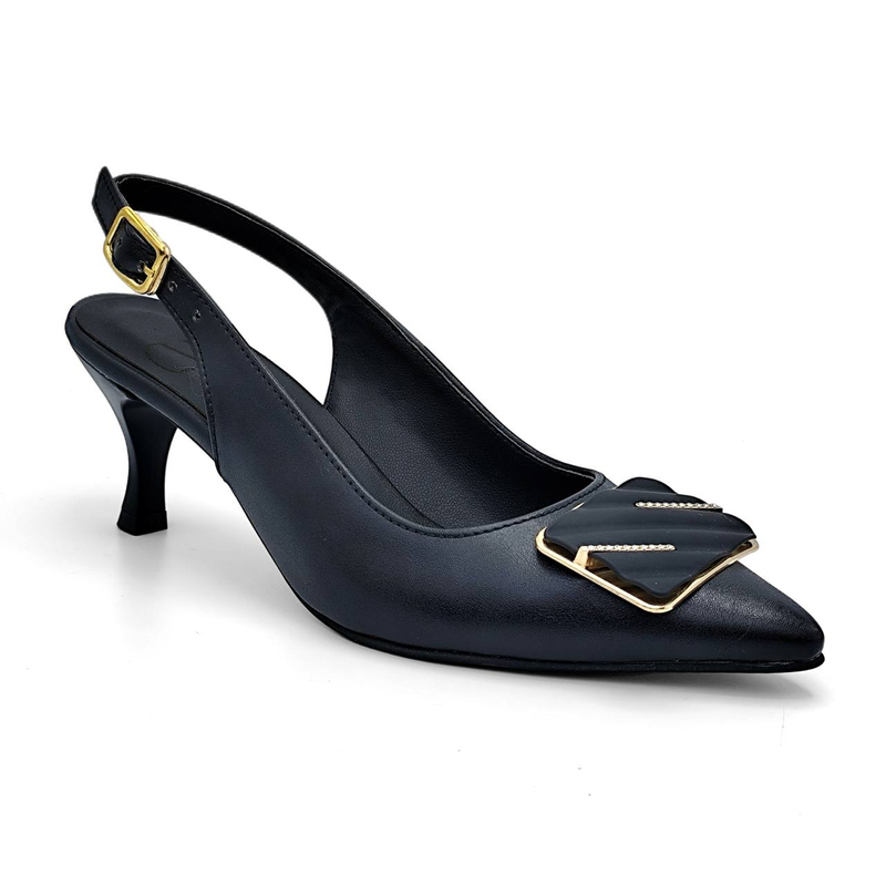 کفش مجلسی زنانه پاشنه دار 5 سانت مدل 400944 _ sandal valentino