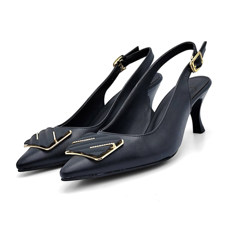 کفش مجلسی زنانه پاشنه دار 5 سانت مدل 400944 _ sandal valentino