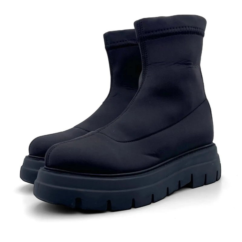 کفش نیم بوت زنانه مدل 00013 -  Flat Ankle Boots