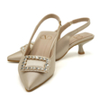 کفش مجلسی زنانه پاشنه دار 3 سانت مدل 400354 _ sandal valentino