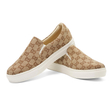 کفش ونس طرح دار زنانه مدل Flat shoes - 0077_Khaki