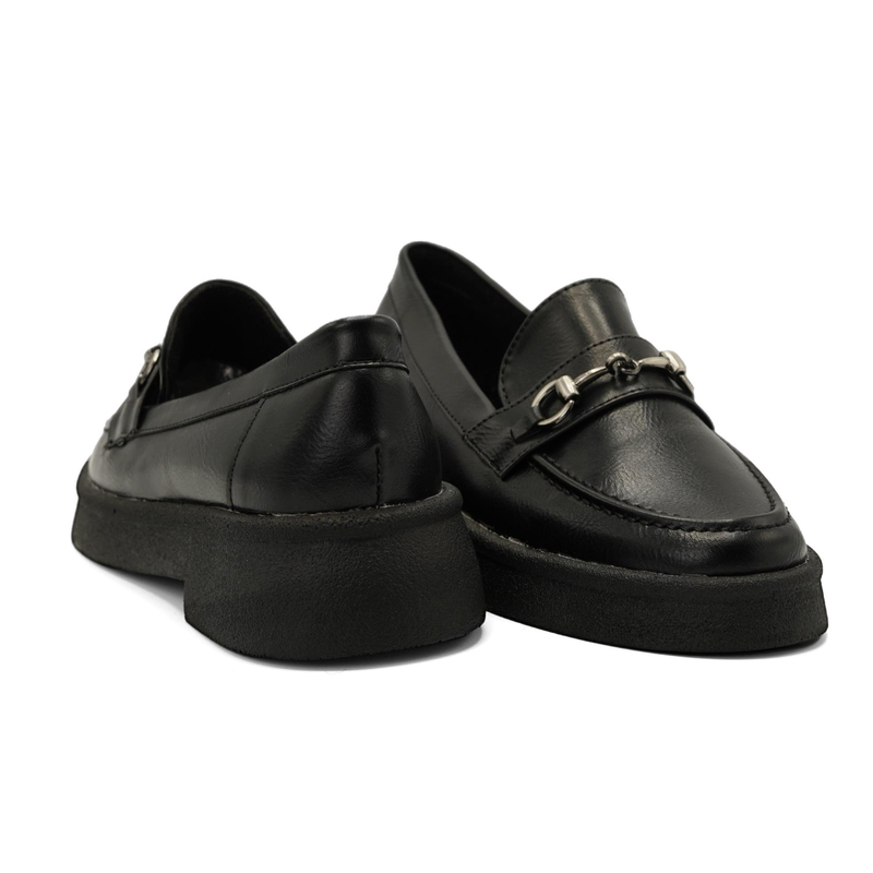 کفش کالج زنانه مدل Flat shoes-0080_black/creme